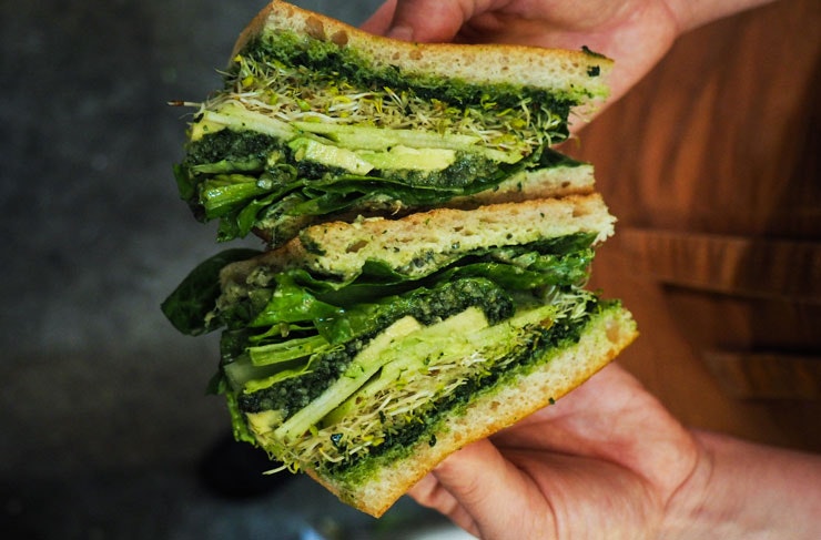 The Al Green vegan sandwich at Small's Deli